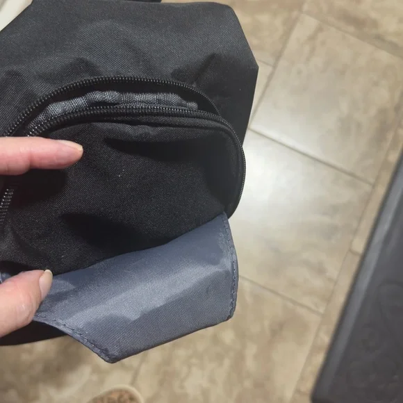 Black Sling Bag with Graphic Design - Picture 5 of 10